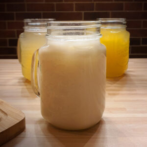 Agua de horchata de coco